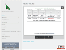 Tablet Screenshot of muhammadiwelfare.org.au